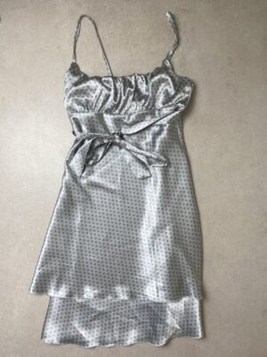 SILVER  BABYDOLL DRESS