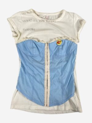 'CORSET’ LAYERED TEE