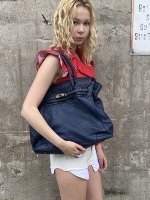 DARK BLUE firkin BAG